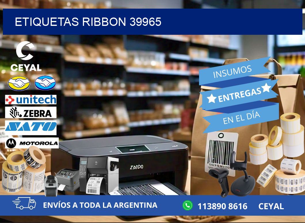 ETIQUETAS RIBBON 39965