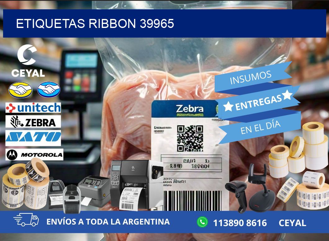 ETIQUETAS RIBBON 39965