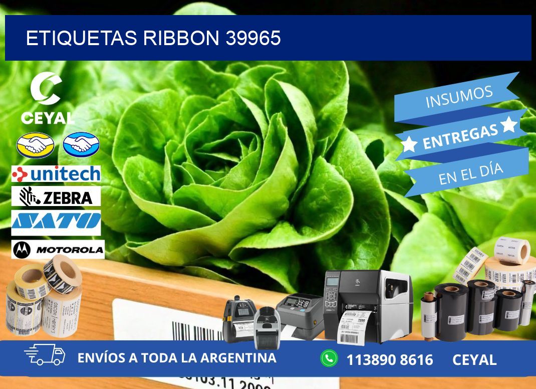 ETIQUETAS RIBBON 39965