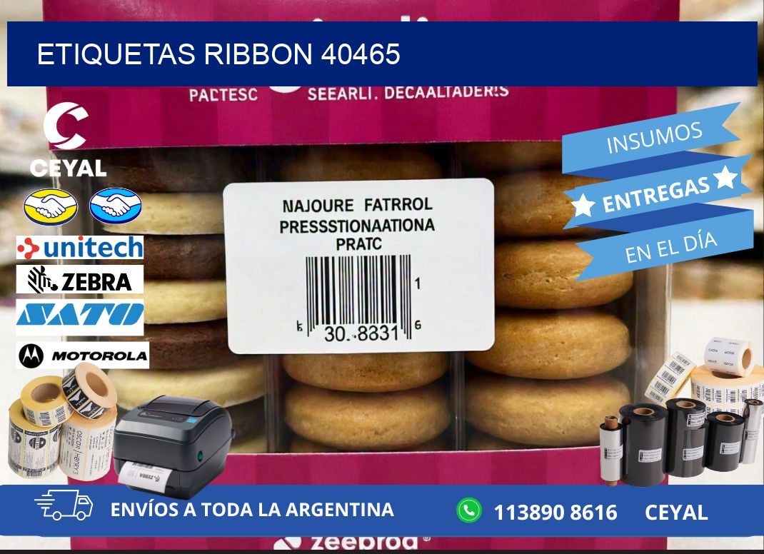 ETIQUETAS RIBBON 40465