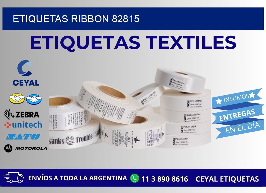 ETIQUETAS RIBBON 82815