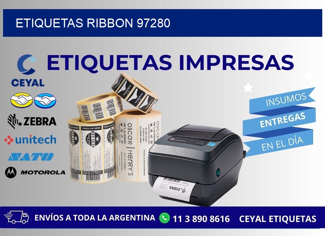 ETIQUETAS RIBBON 97280