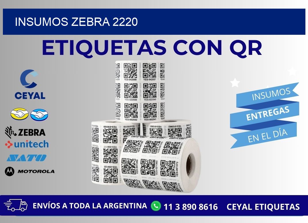 INSUMOS ZEBRA 2220