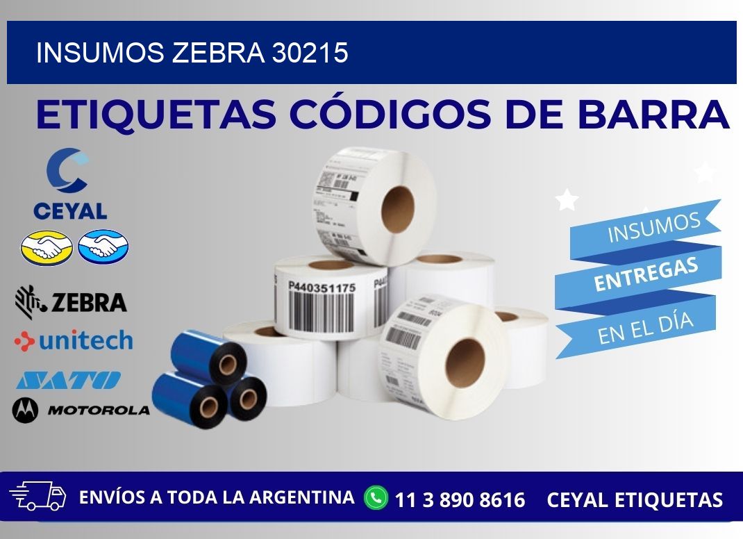 INSUMOS ZEBRA 30215