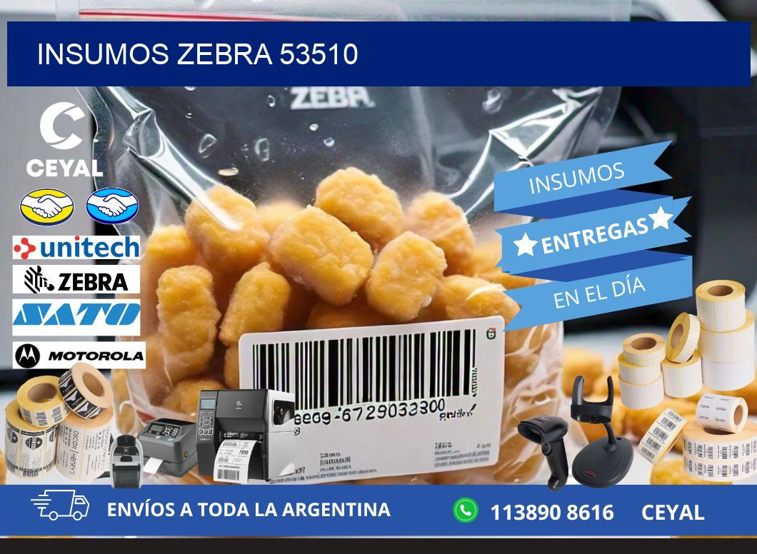 INSUMOS ZEBRA 53510