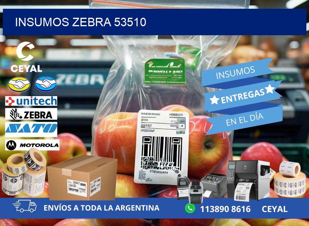 INSUMOS ZEBRA 53510