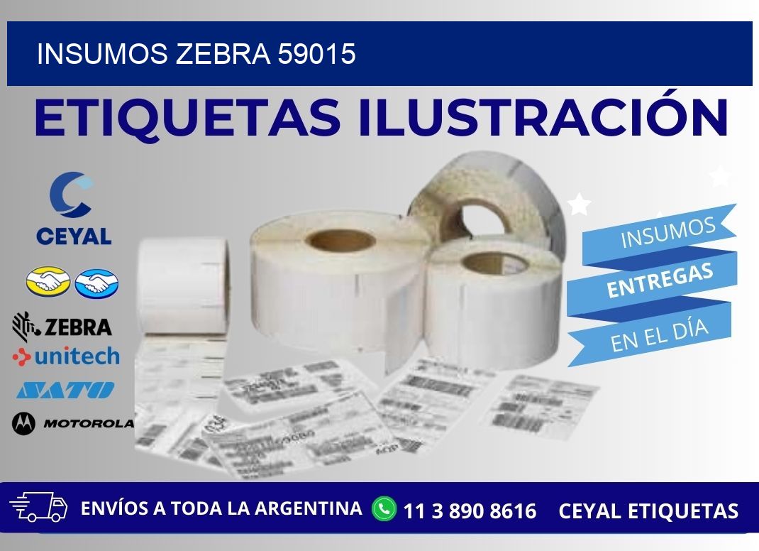 INSUMOS ZEBRA 59015