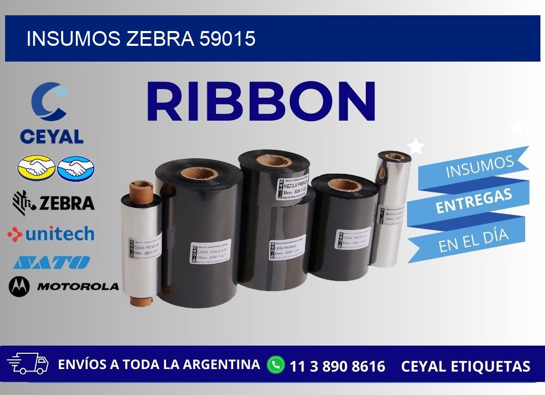 INSUMOS ZEBRA 59015