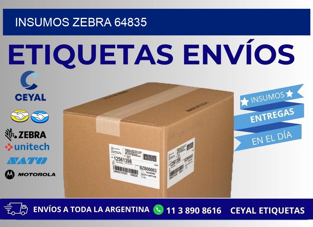 INSUMOS ZEBRA 64835